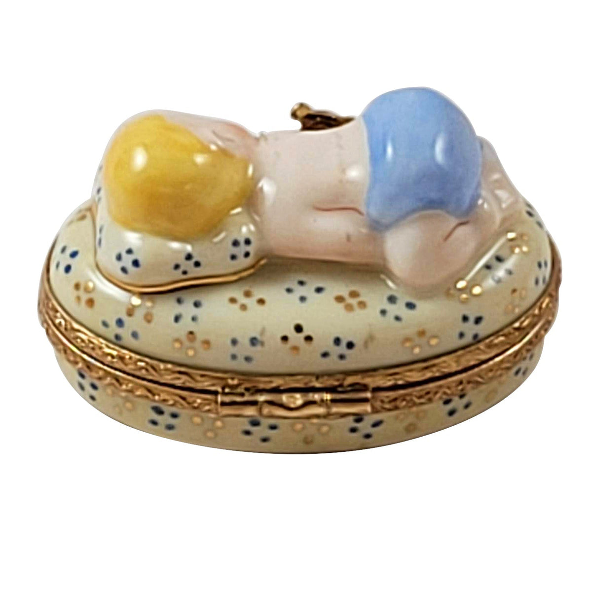 Baby Boy Sleeping Limoges Box Gift, view 3