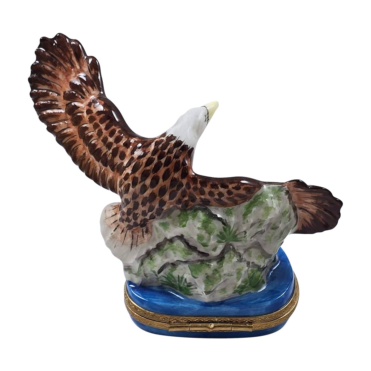 Bald Eagle Limoges Box for Nature Lovers, view 3