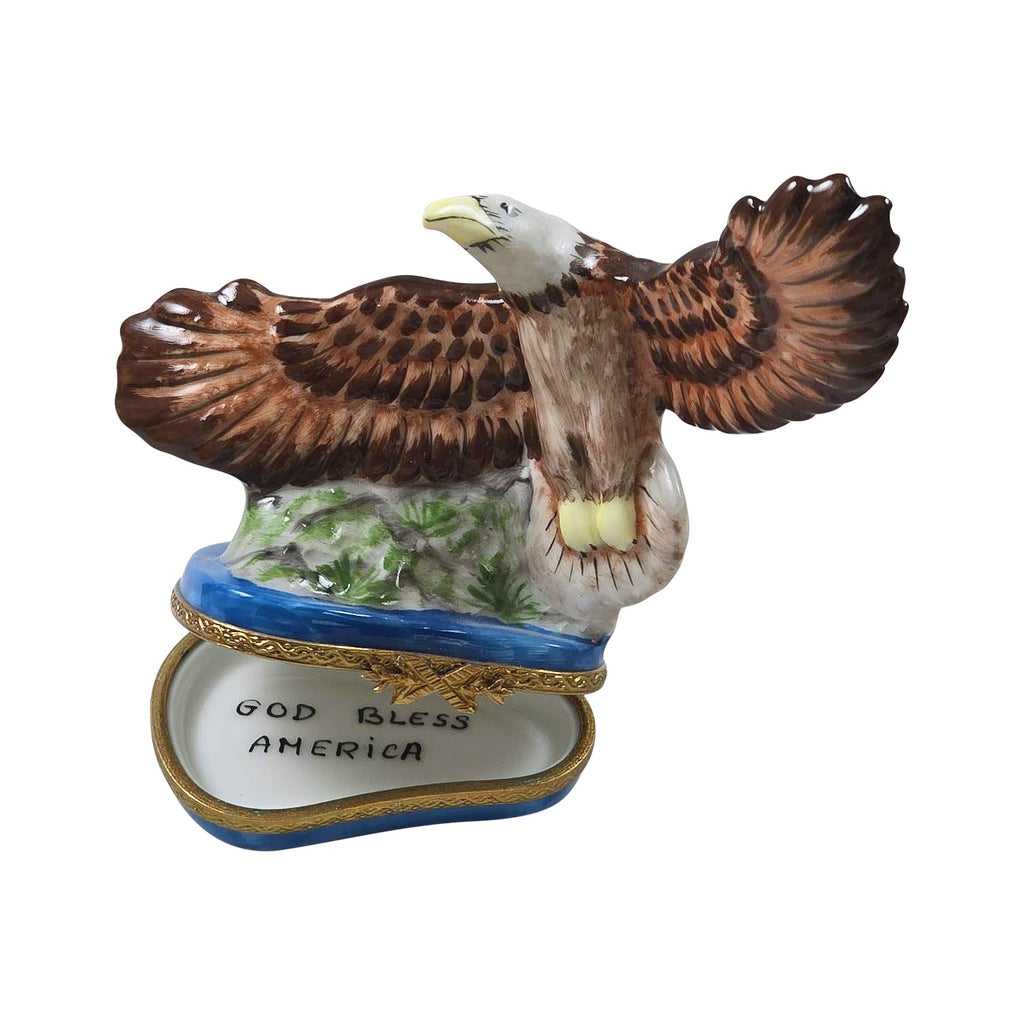 Bald Eagle Limoges Box for Nature Lovers, view 2