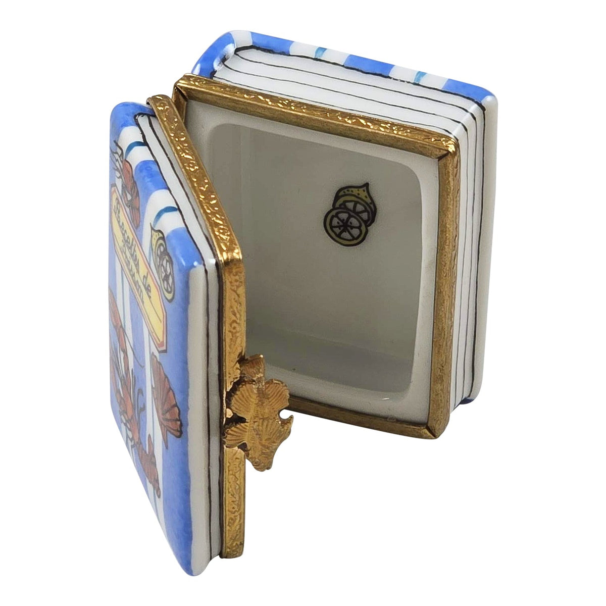 Seafood Cookbook Limoges Box, view 2