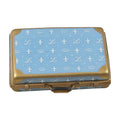 Designer Porcelain Briefcase Limoges Box for Fashion Lovers, a hand-painted Limoges porcelain gift