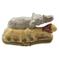 Authentic Rochard African Animals Limoges box, hand-painted in France, from Limoges Boutique
