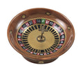 Brown Roulette Wheel for Game Enthusiasts, a hand-painted Limoges porcelain gift