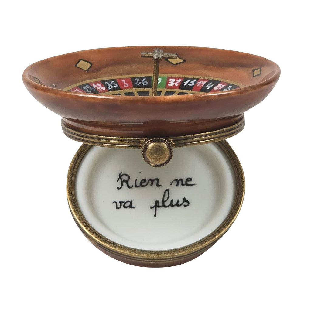 Brown Roulette Wheel for Game Enthusiasts, view 2