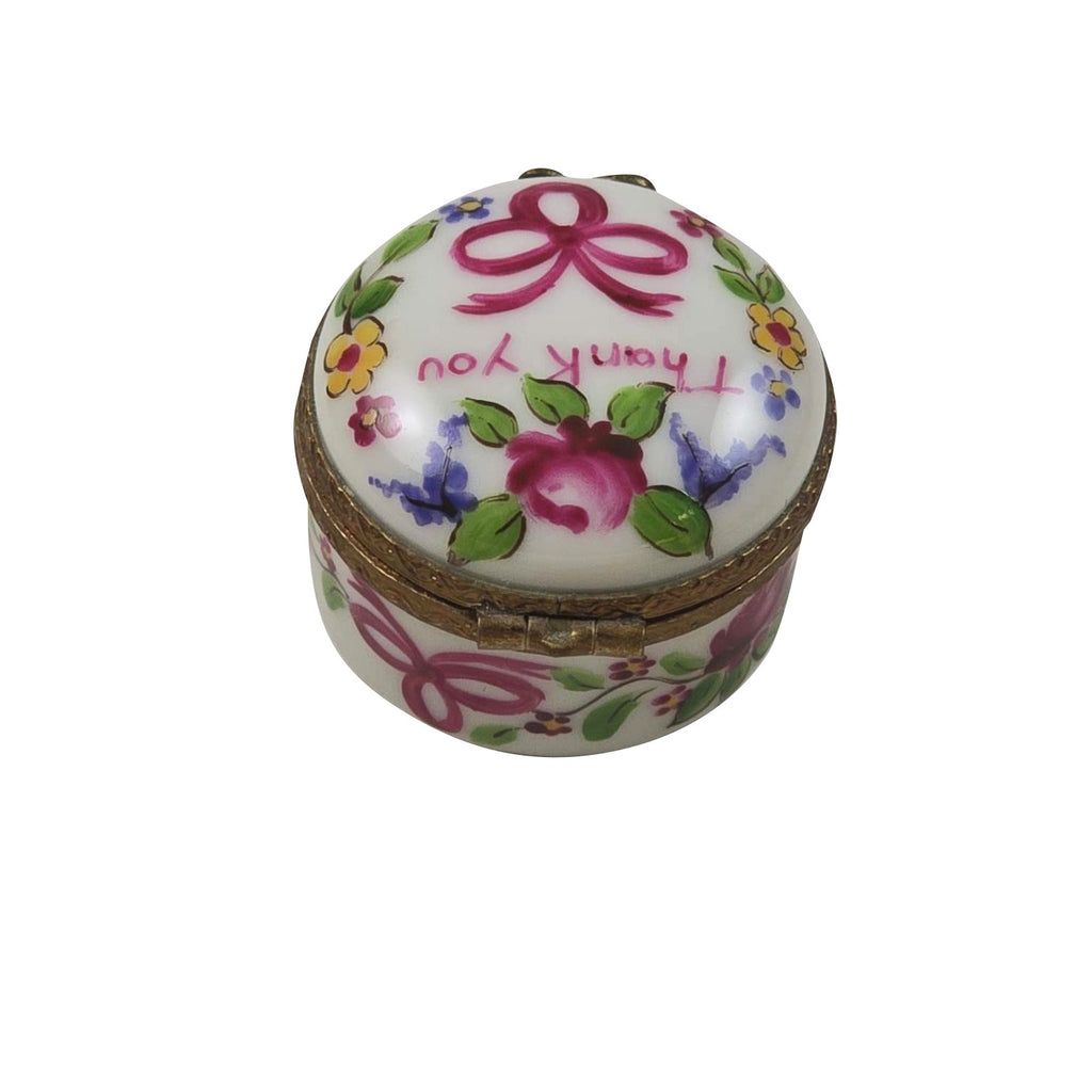 Thank You Round Limoges Box for Gifts, view 3