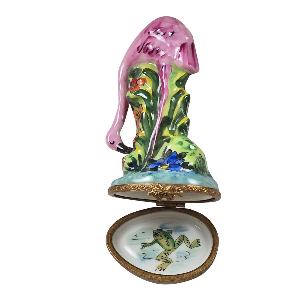 Flamingo Limoges Box for Nature Lovers, view 2