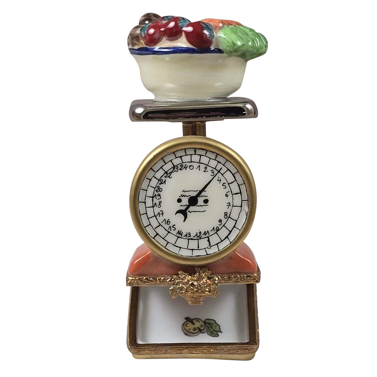 Fruit On Scale Limoges Box for Collectors, view 2