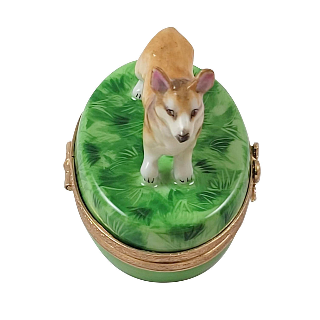 Corgi Limoges Box for Dog Lovers, view 2