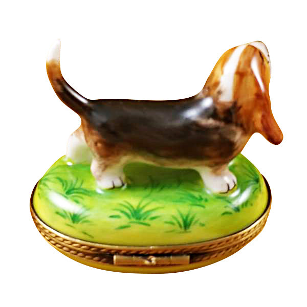 Bassett Hound Limoges Box for Dog Lovers, view 3