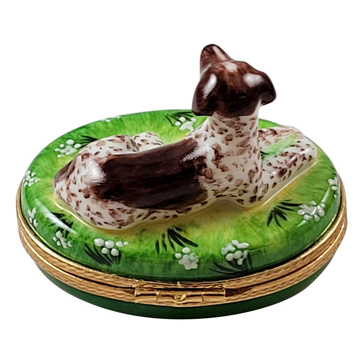 German Short Haired Pointer Limoges Box, view 3