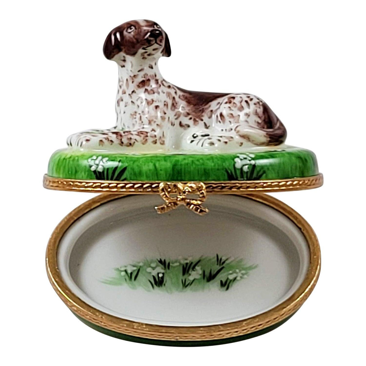 German Short Haired Pointer Limoges Box, view 2