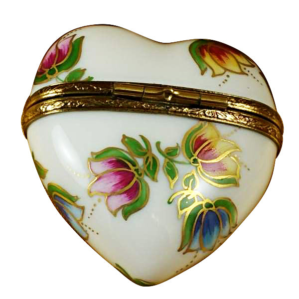 Heart with Tulips Limoges Box Gift, view 4