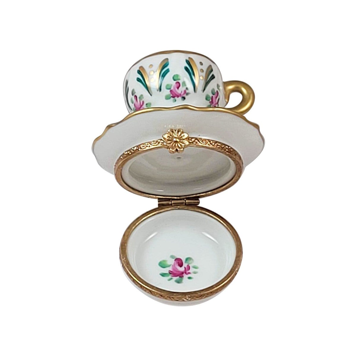 Cup of Tea with Lemon Limoges Box, view 2