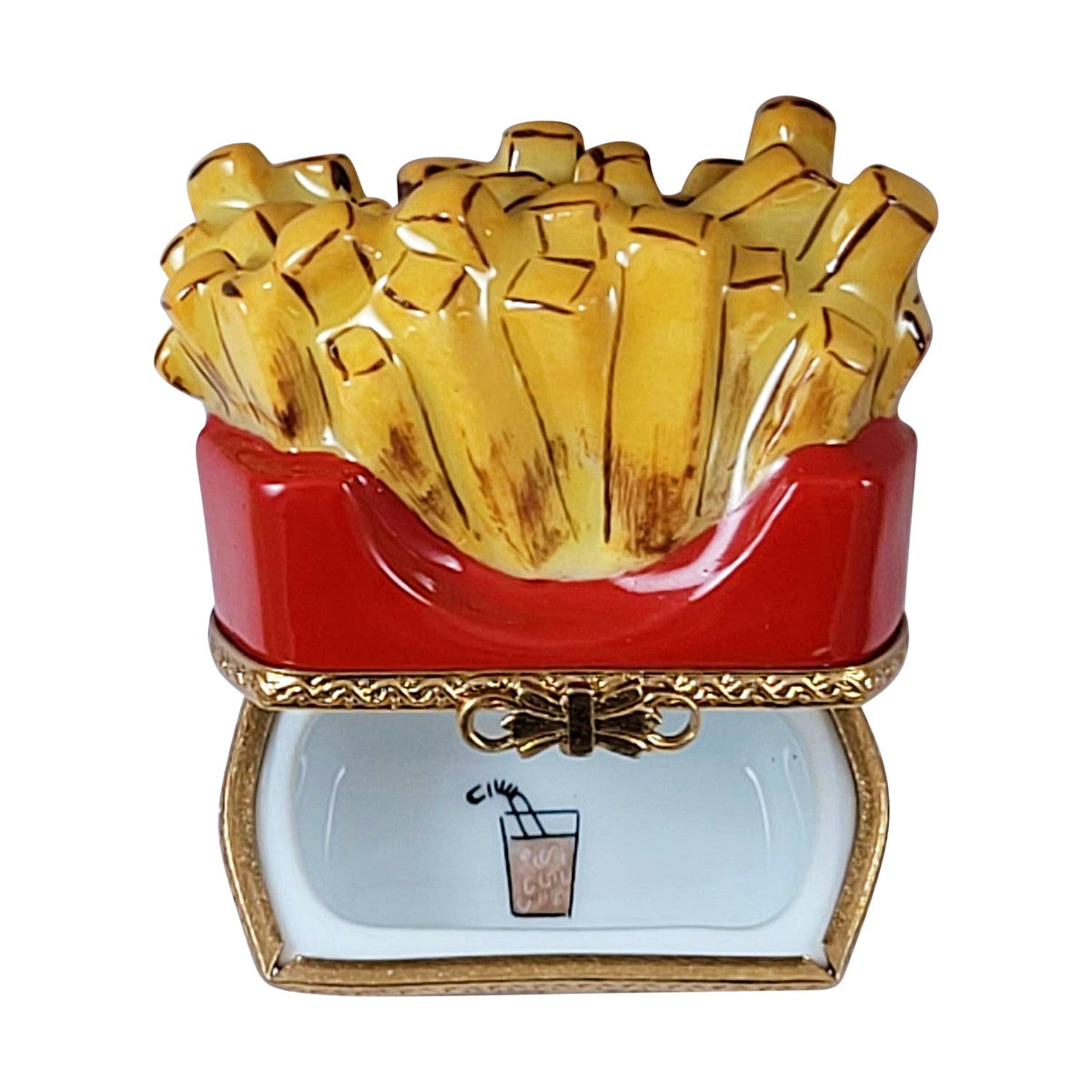 French Fries Limoges Box Figurine, view 2