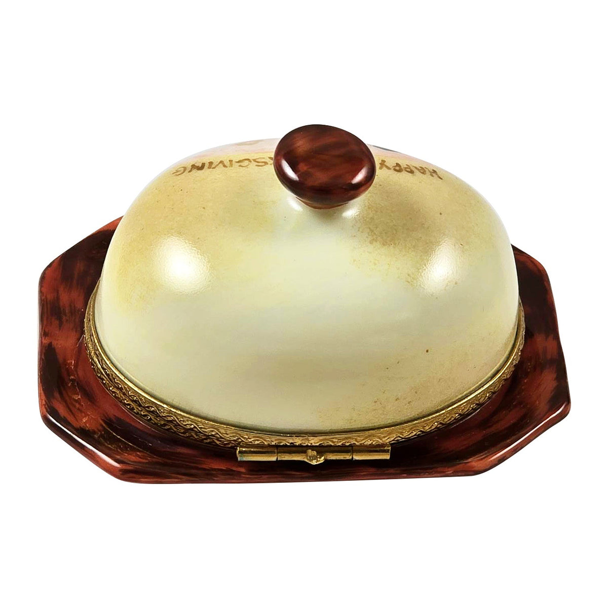 Turkey Under Porcelain Dome with Family Limoges Box, view 3