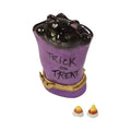 Cat in Trick-or-Treat Bag Halloween Limoges Box, a hand-painted Limoges porcelain gift