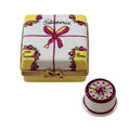 Cake Box with Cake Limoges Box Collectors, a hand-painted Limoges porcelain gift