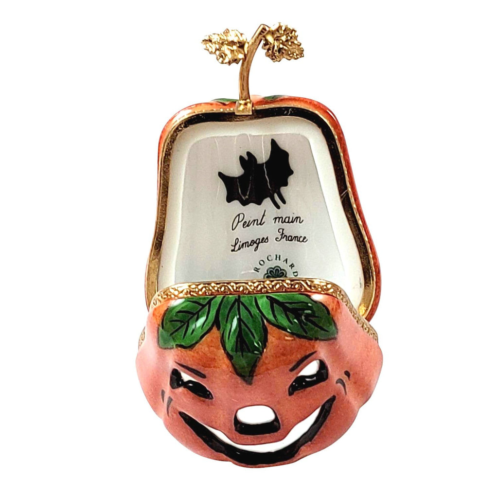 JackOLantern Pumpkin w Bat Trinket for Halloween Enthusiasts, view 6