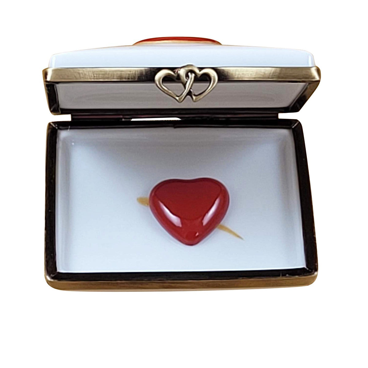 Love Letter with Heart Limoges Box, view 2