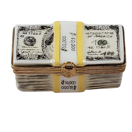 10,000 Dollar Bundle by Rochard, an authentic French Limoges box from Limoges Boutique