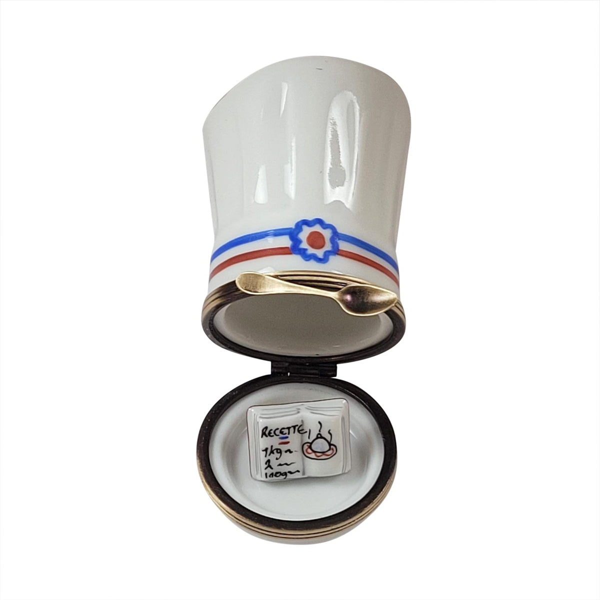 Chefs Hat with Cookbook Limoges Box, view 2