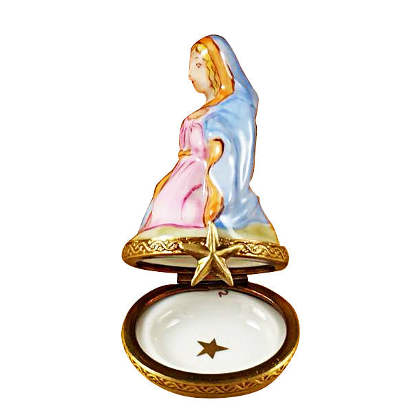 EightPiece Mini Hinged Nativity Porcelain Stable Limoges Box, view 6