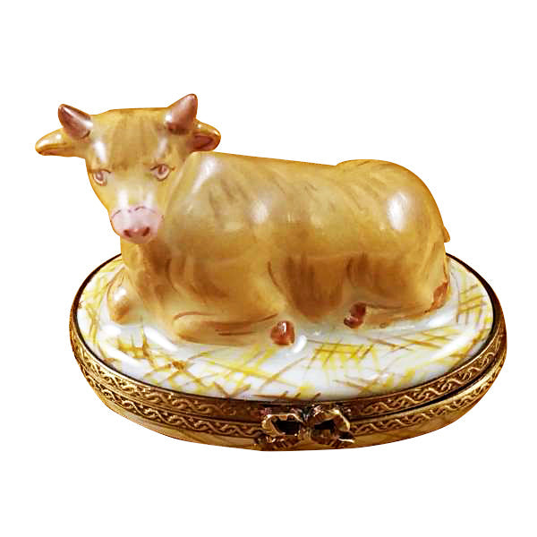 EightPiece Mini Hinged Nativity Porcelain Stable Limoges Box, view 7