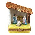 Small Nativity Limoges Box for Christmas, a hand-painted Limoges porcelain gift