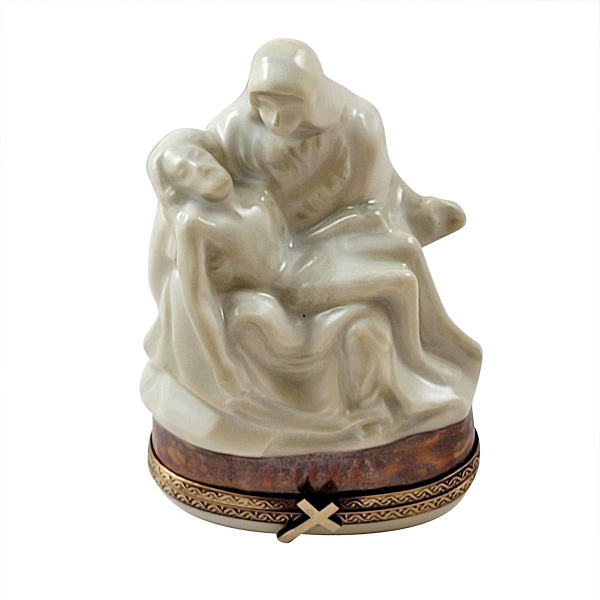 La Pieta at the Vatican by Michelangelo Limoges Box, a hand-painted Limoges porcelain gift