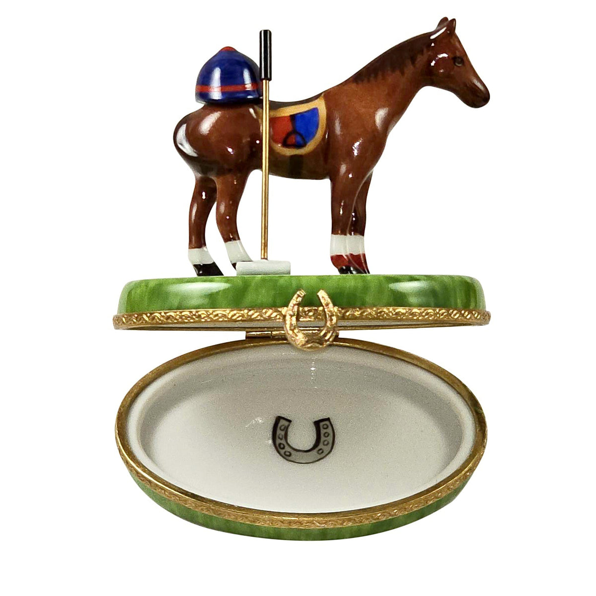 Polo Sport On Horse Limoges Box, view 2