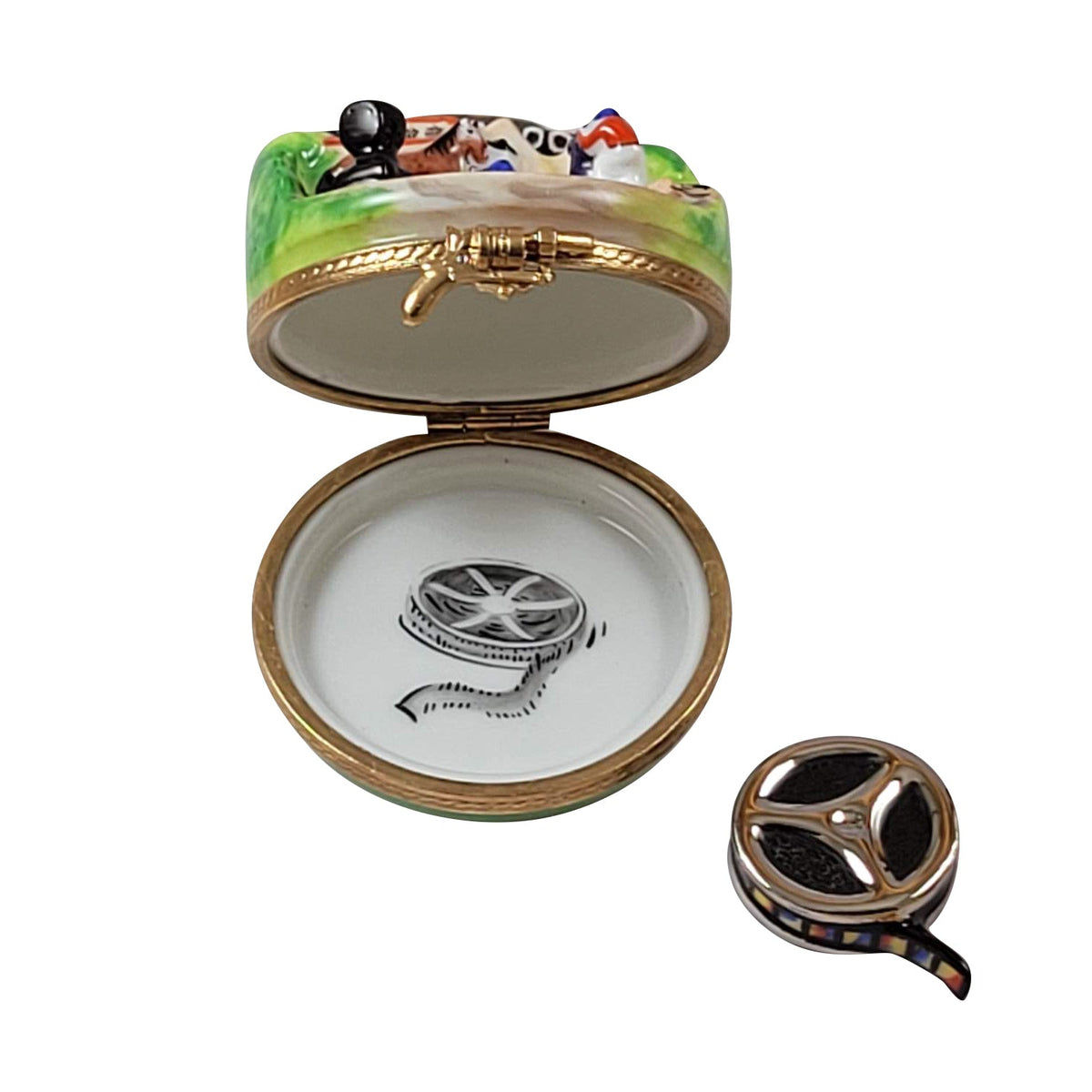 Hollywood with Removable Film Reel Limoges Box Gift, view 3