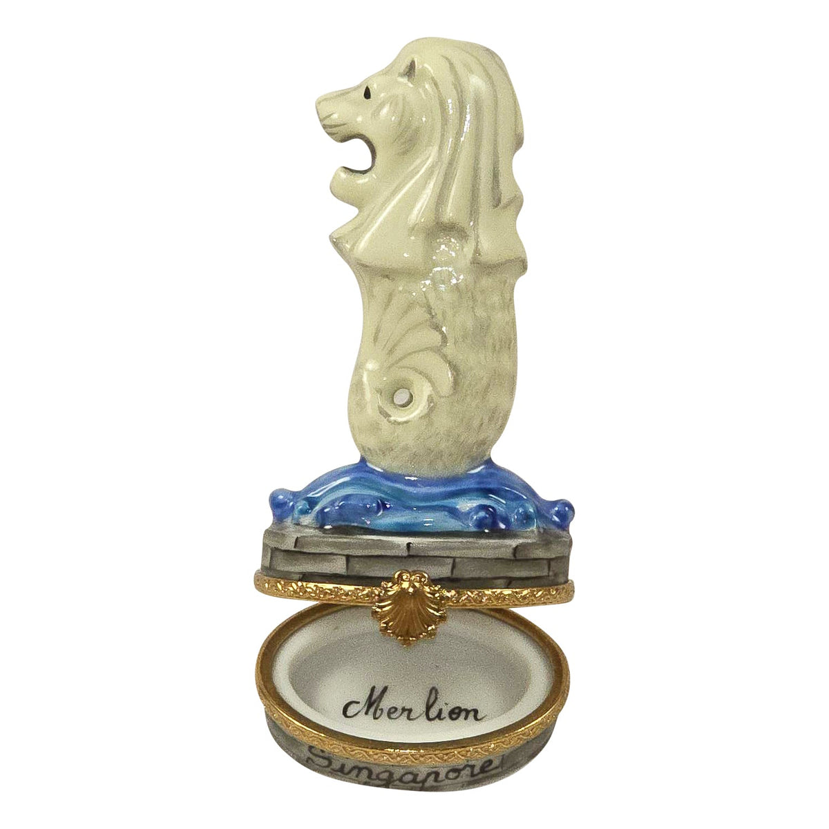 Merlion Singapore Limoges Box Travel Souvenir, view 3
