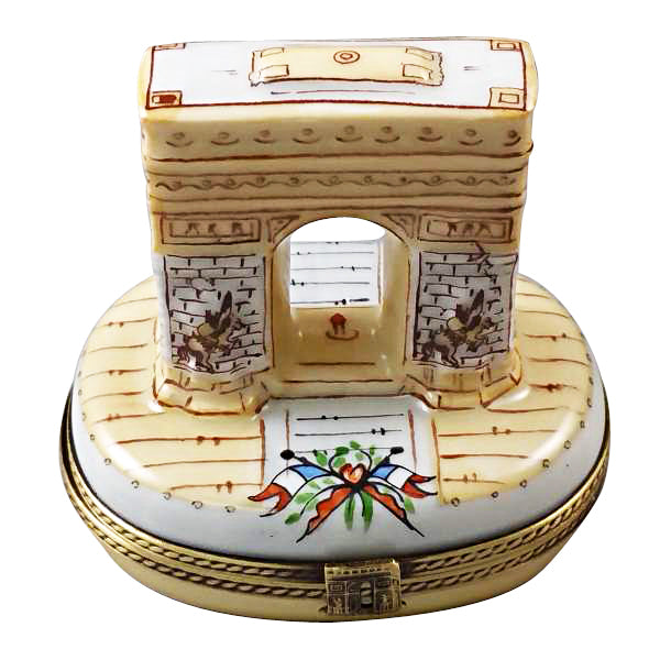 Arc De Triomphe Limoges Box for Paris Lovers, a hand-painted Limoges porcelain gift