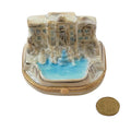 Trevi Fountain Rome Limoges Box, a hand-painted Limoges porcelain gift