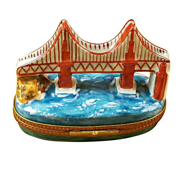 Golden Gate Bridge San Francisco Limoges Box, view 3