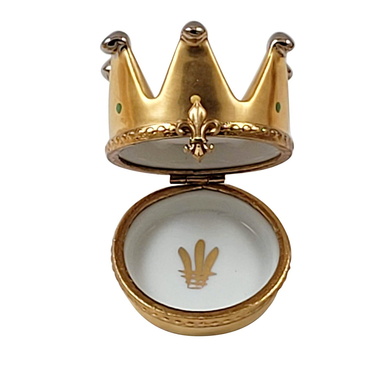 Small Crown Limoges Box for Royal Decor, view 3