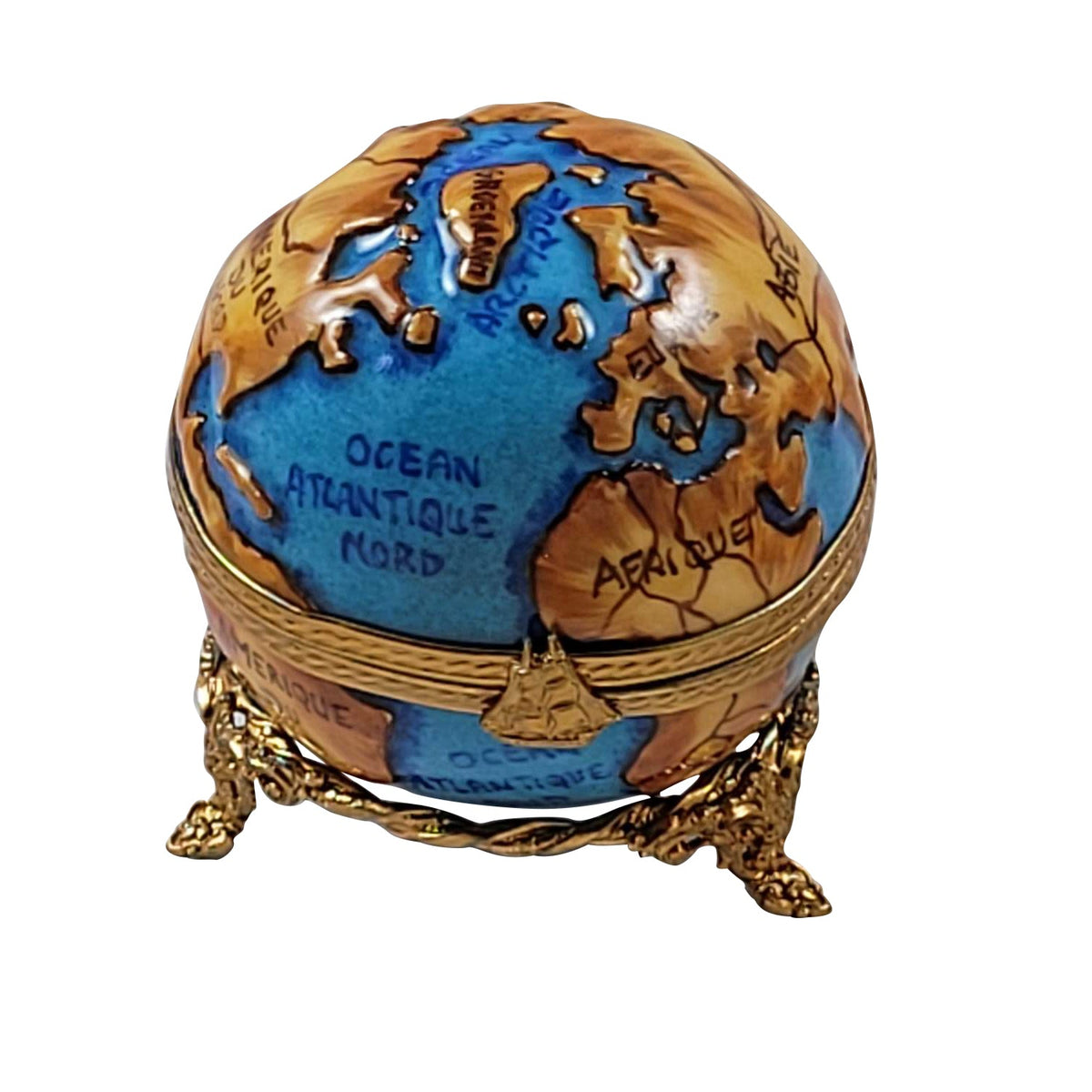 You Mean the World to Me World Globe Limoges Box Gift, view 3