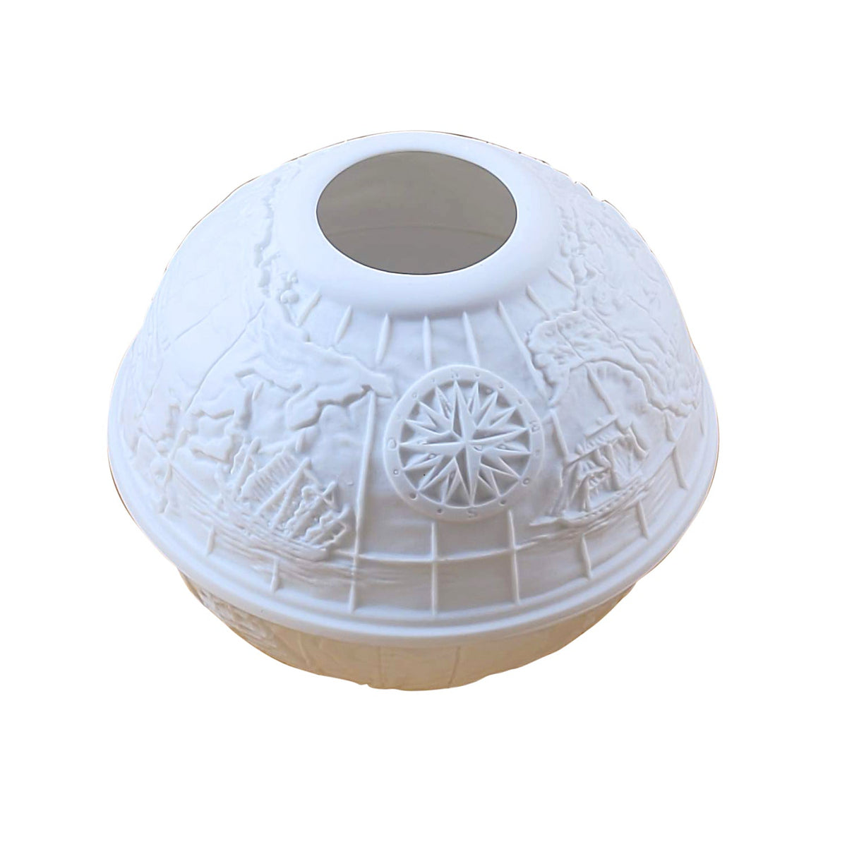 Map Votive Light Lithosphere Limoges Porcelain, view 5