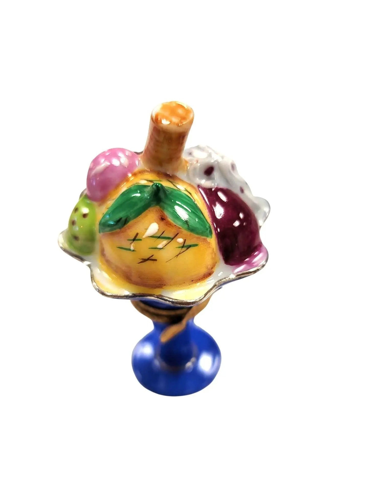 Ice Cream Sunday w Fruit Limoges Box Figurine, view 10