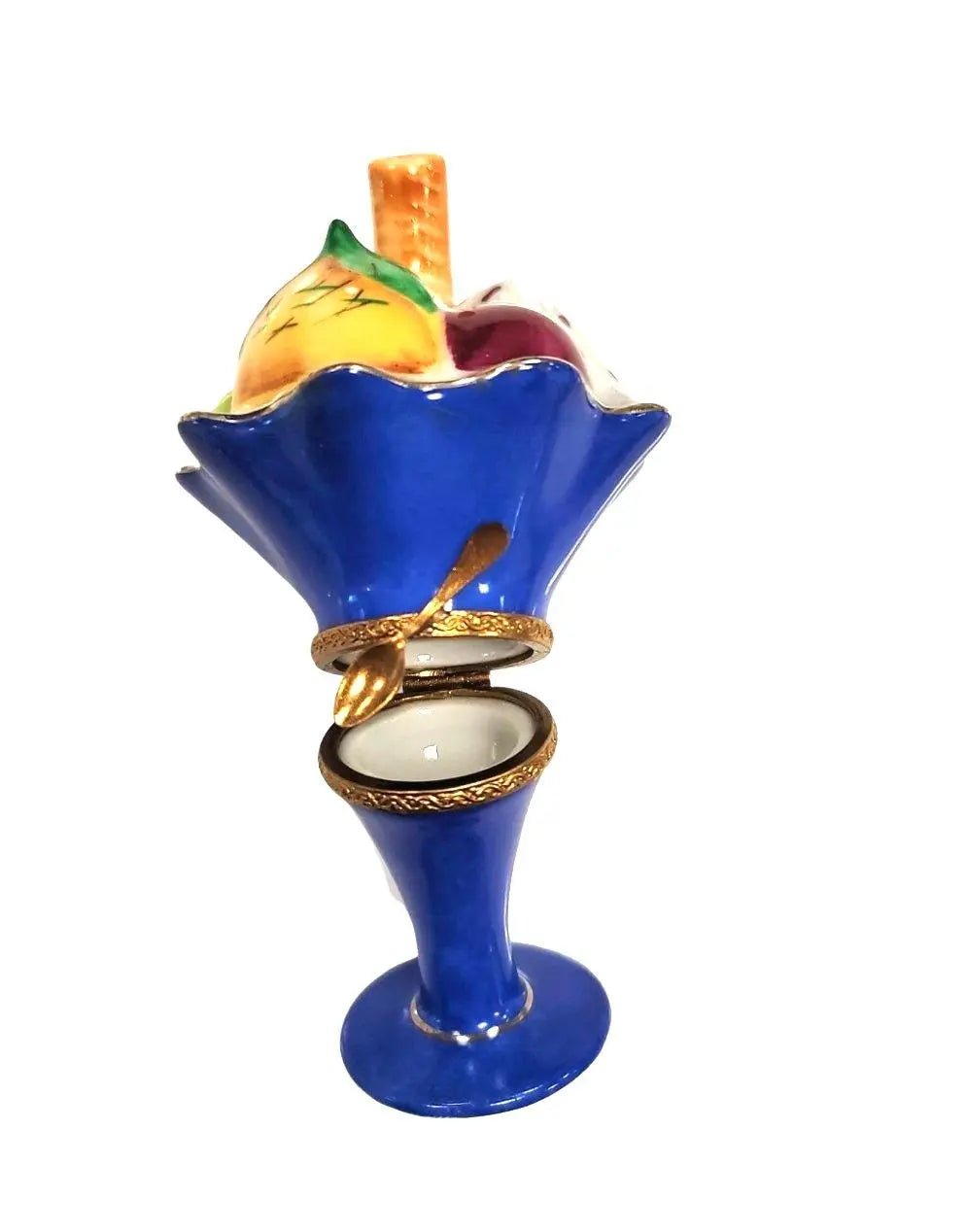 Fine art lovers will admire this Ice Cream Sunday with Fruit Limoges box