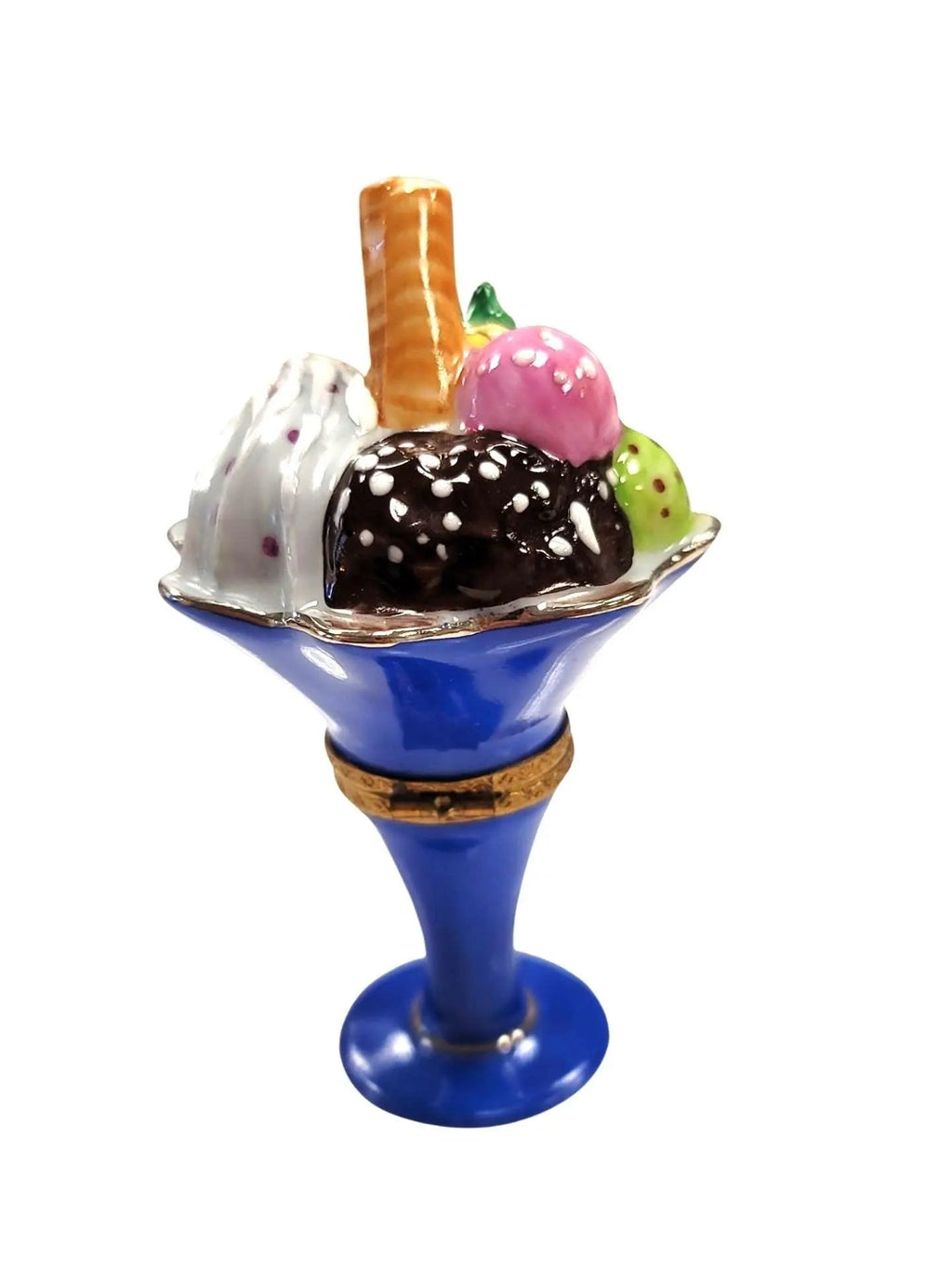 Ice Cream Sunday w Fruit Limoges Box Figurine, view 9
