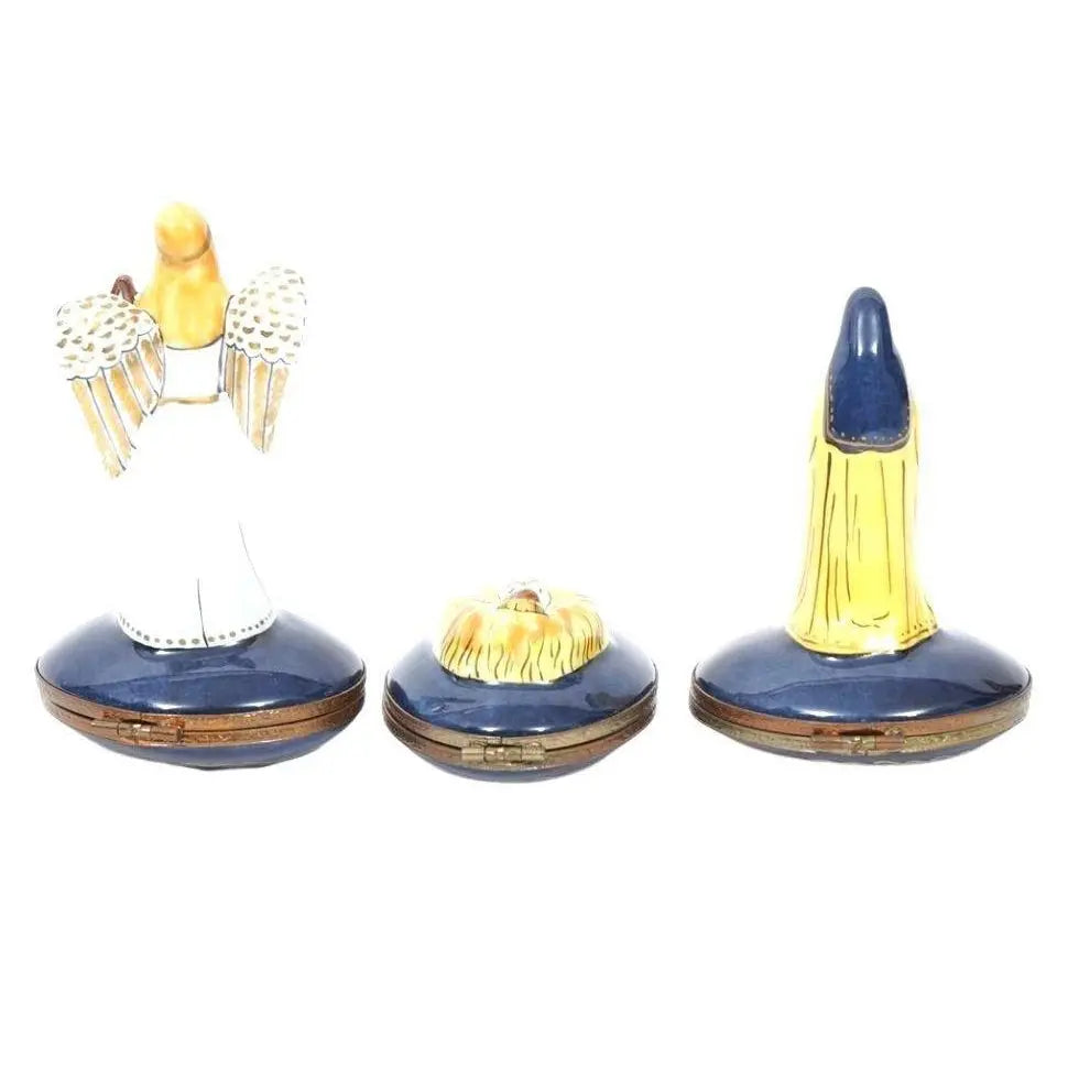 Hand-painted 15 Piece Nativity Set Limoges box, French artistry for lovers of fine art