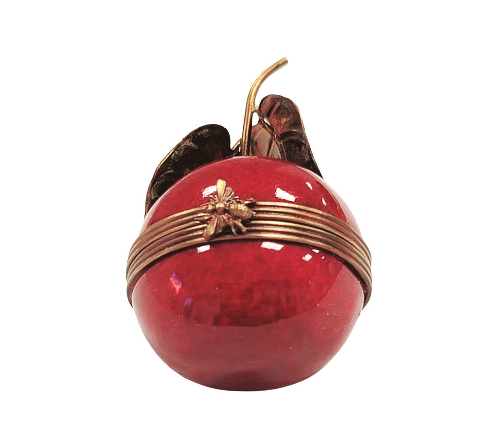 Red Cherry Figurine Brass Stem, view 4