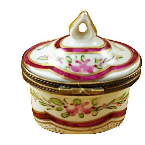 Red Crown Top Limoges Box for Elegant Collectors, view 2