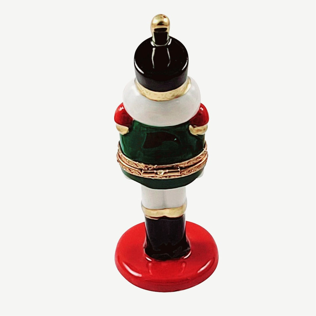 Red Nutcracker Center Hinged Limoges Box, view 3