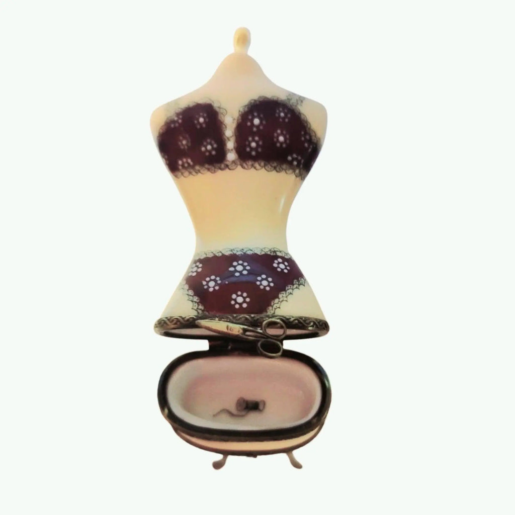 Sexy Love Lingerie Fashion Mannequin Limoges Box, view 3