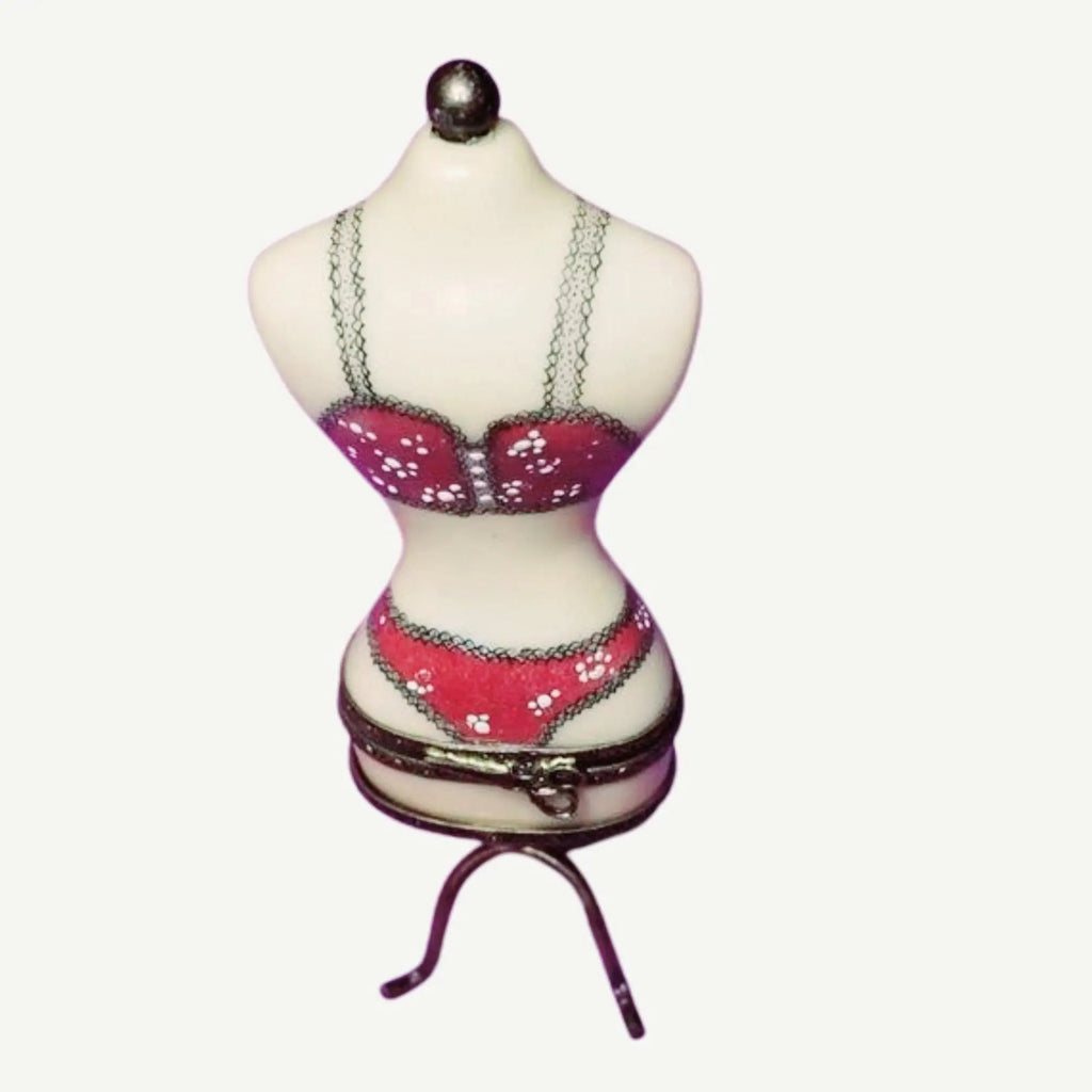 Sexy Love Lingerie Fashion Mannequin Limoges Box, view 6