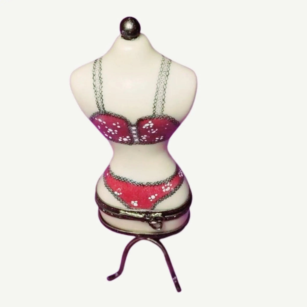 Sexy Love Lingerie Fashion Mannequin Limoges Box, view 6