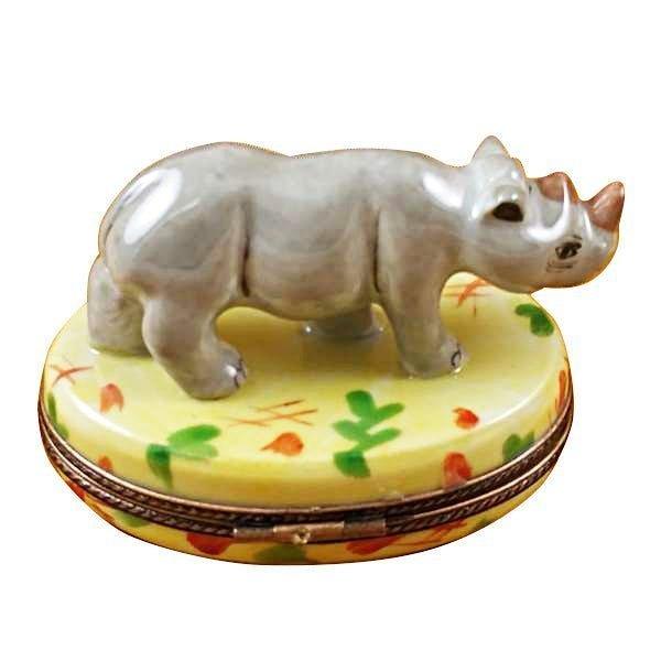 Rhinoceros Limoges Box for Collectors, view 3