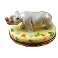 Rhinoceros Limoges Box for Collectors, a hand-painted Limoges porcelain gift